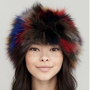 surell Fur Headband Fox Fur Knit Headband Elastic